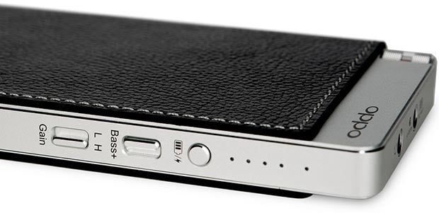 AMPLIFICATORE CUFFIA OPPO HA2 finitura in pelle Black/Silver